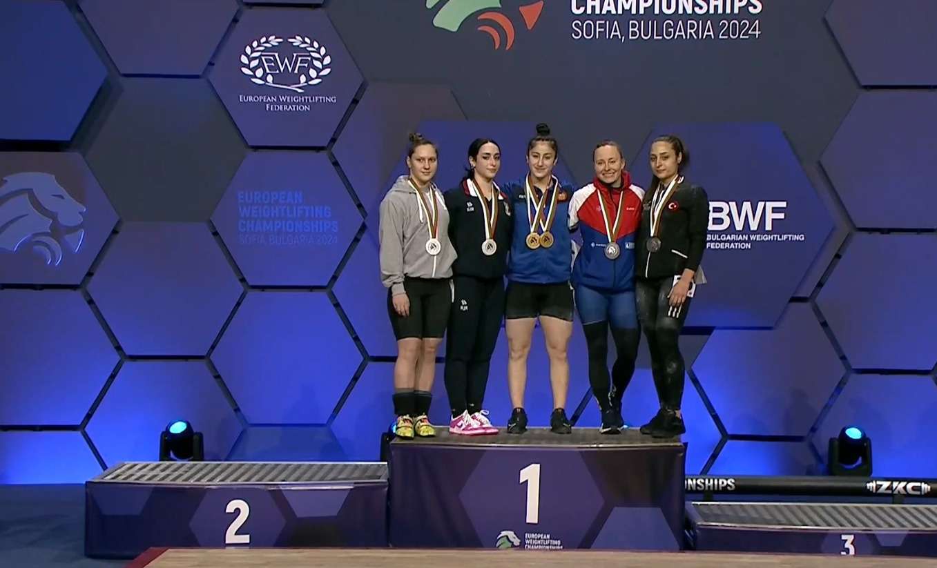 The Armenian weightlifting team is the first in the team calculation for the European Championship