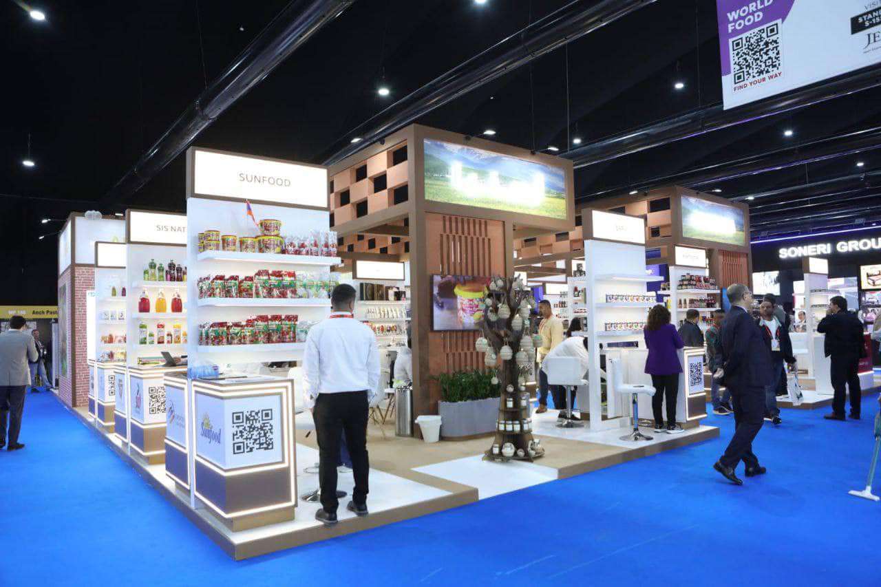 Products of 47 Armenian companies are presented at the largest exhibition of food and beverages.