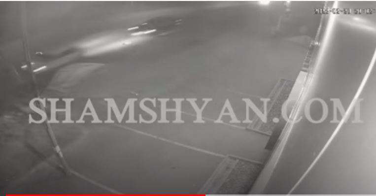 Камера зафиксировала момент трагического ДТП в котором погибли 5 членов семьи в Абовяне