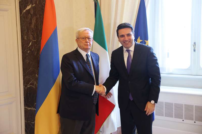 Alen Simonyan met with the Chairman and members of the Foreign Relations Committee of the Italian Chamber of Deputies
