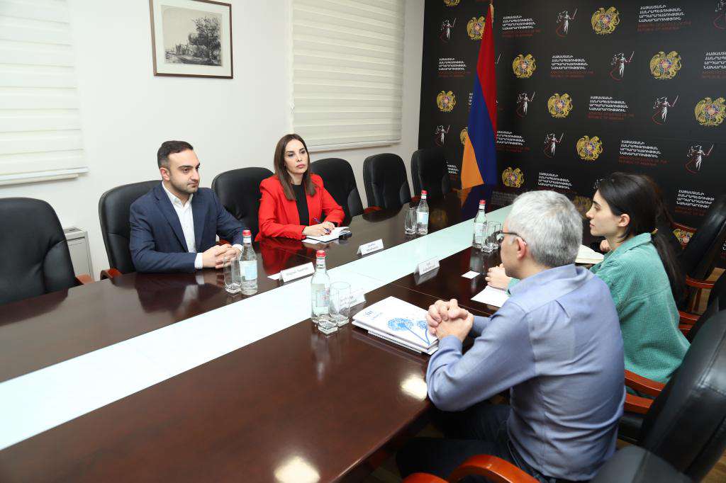 Արդարադատության նախարարությունում քննարկվել են փախստականների իրավունքների ապահովման վերաբերյալ մի շարք հարցեր