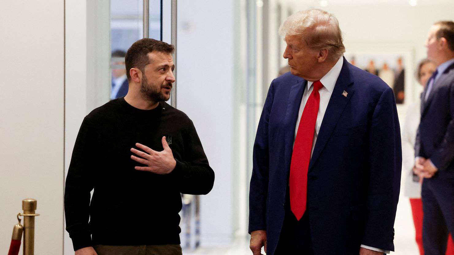 Zelensky confirms talks with US to take place on Monday