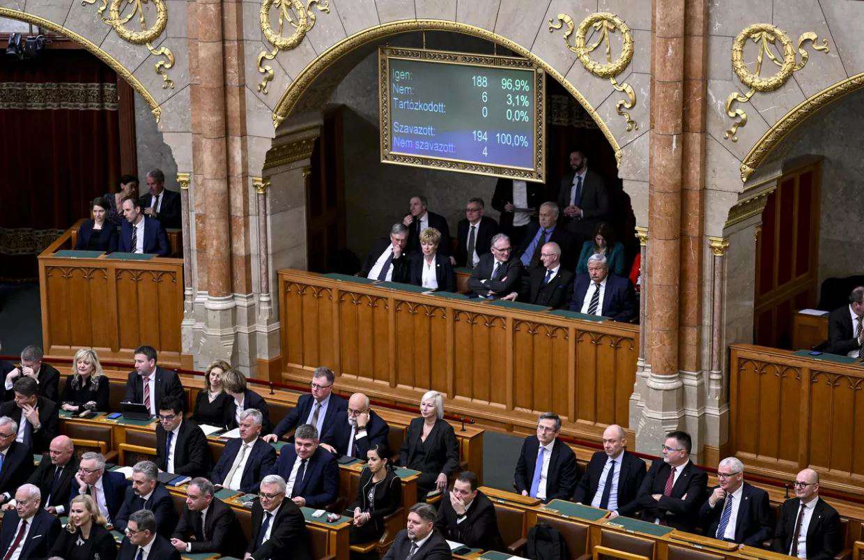 The Hungarian Parliament ratified Sweden's application for NATO membership