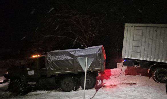 Սյունիքում արգելափակվել է 14 բեռնատար և 7 մարդատար մեքենա