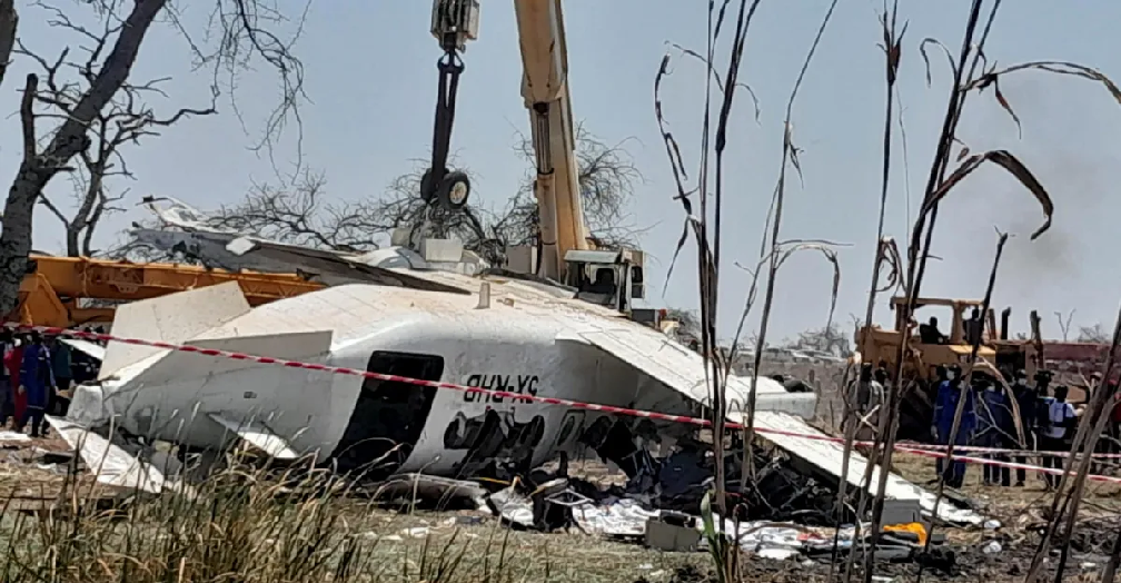 Military plane crashes in Sudan