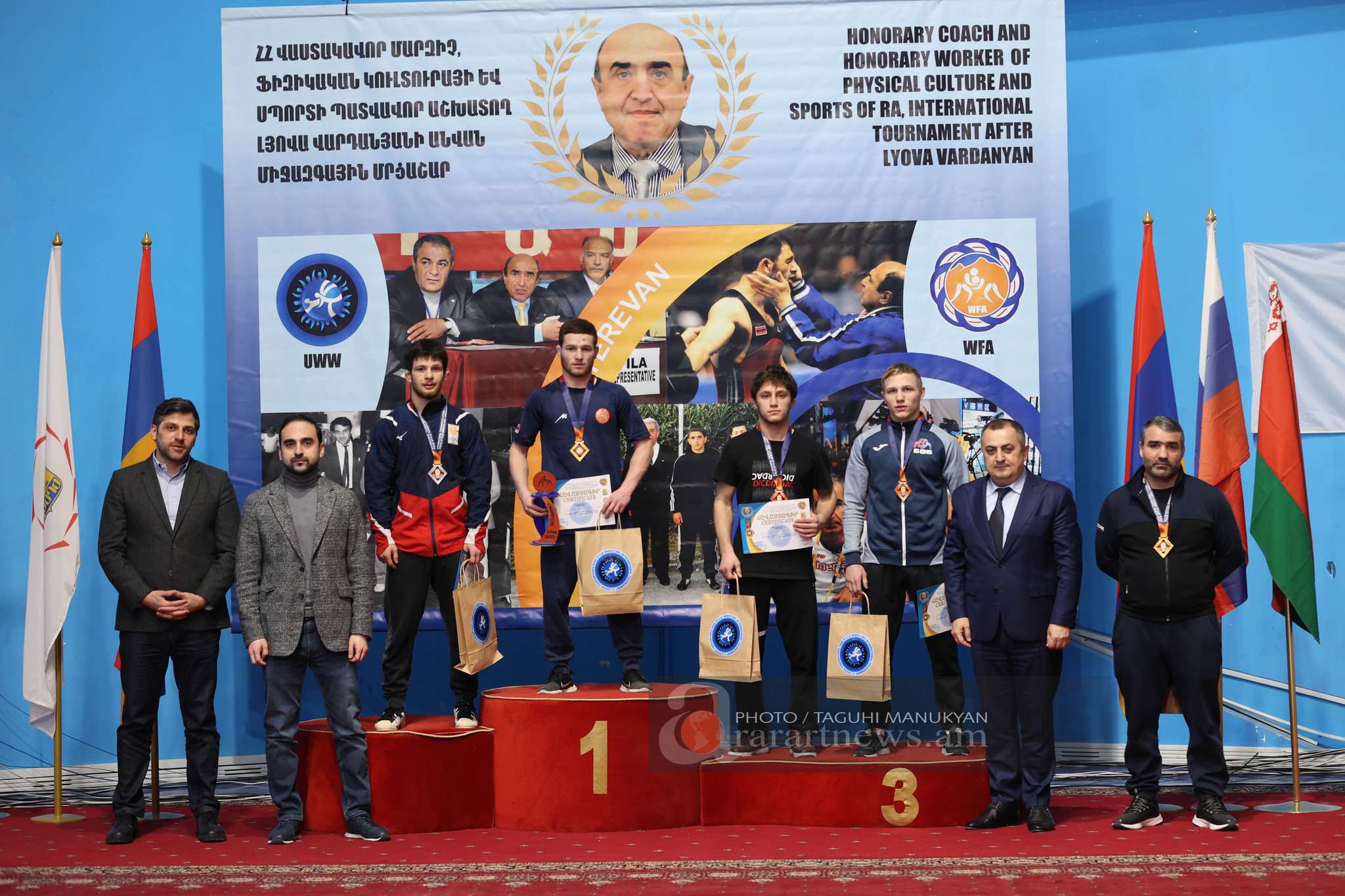 Состоялся открытый чемпионат Армении по вольной борьбе