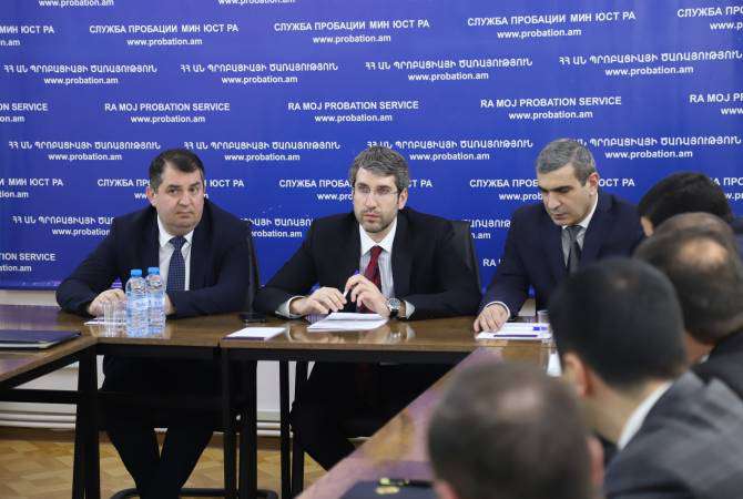 Արդարադատության նախարարը՝  Պրոբացիայի ծառայությունում