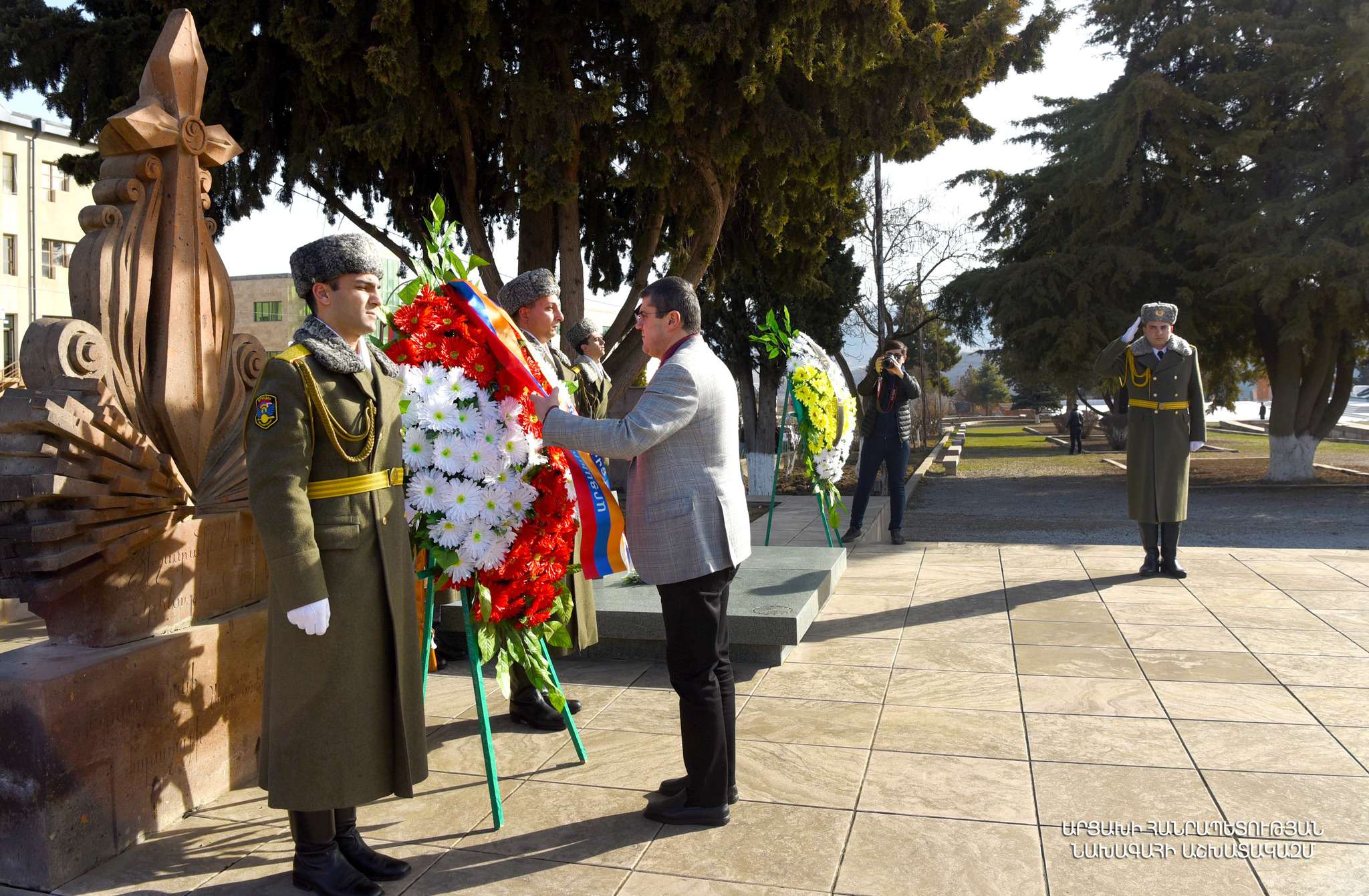 Araik Harutyunyan paid tribute to the victims of the Sumgait crime