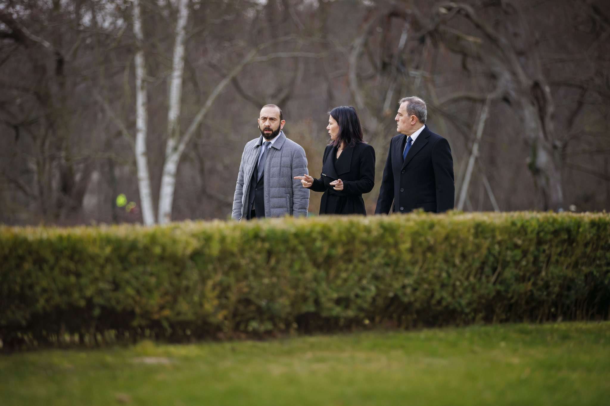 "Armenia and Azerbaijan are on a brave and difficult path to peace." Baerbock