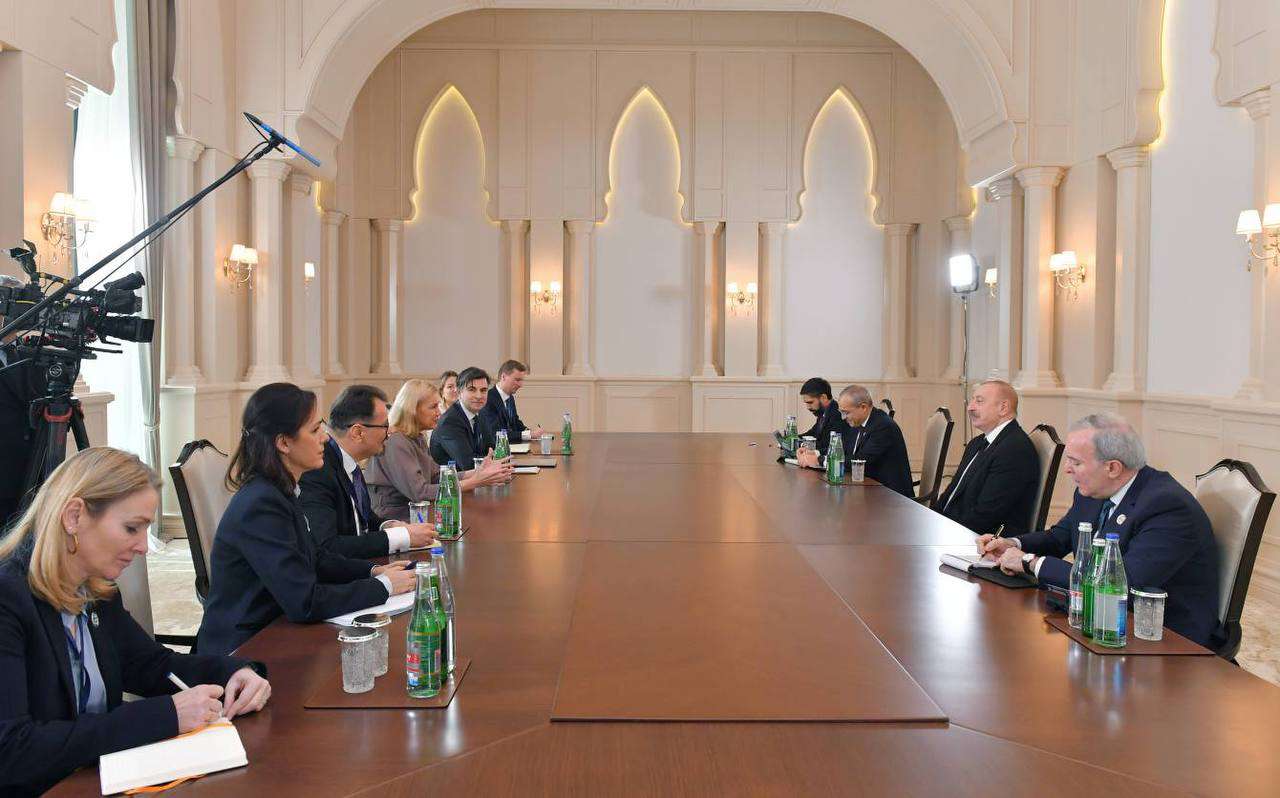 Aliyev received the EU energy affairs commissioner