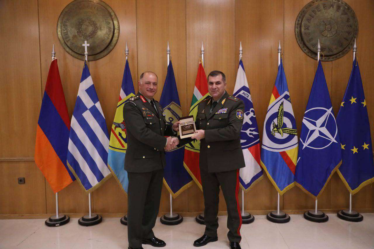 Armenian Armed Forces delegation visits Greek Defense General Staff