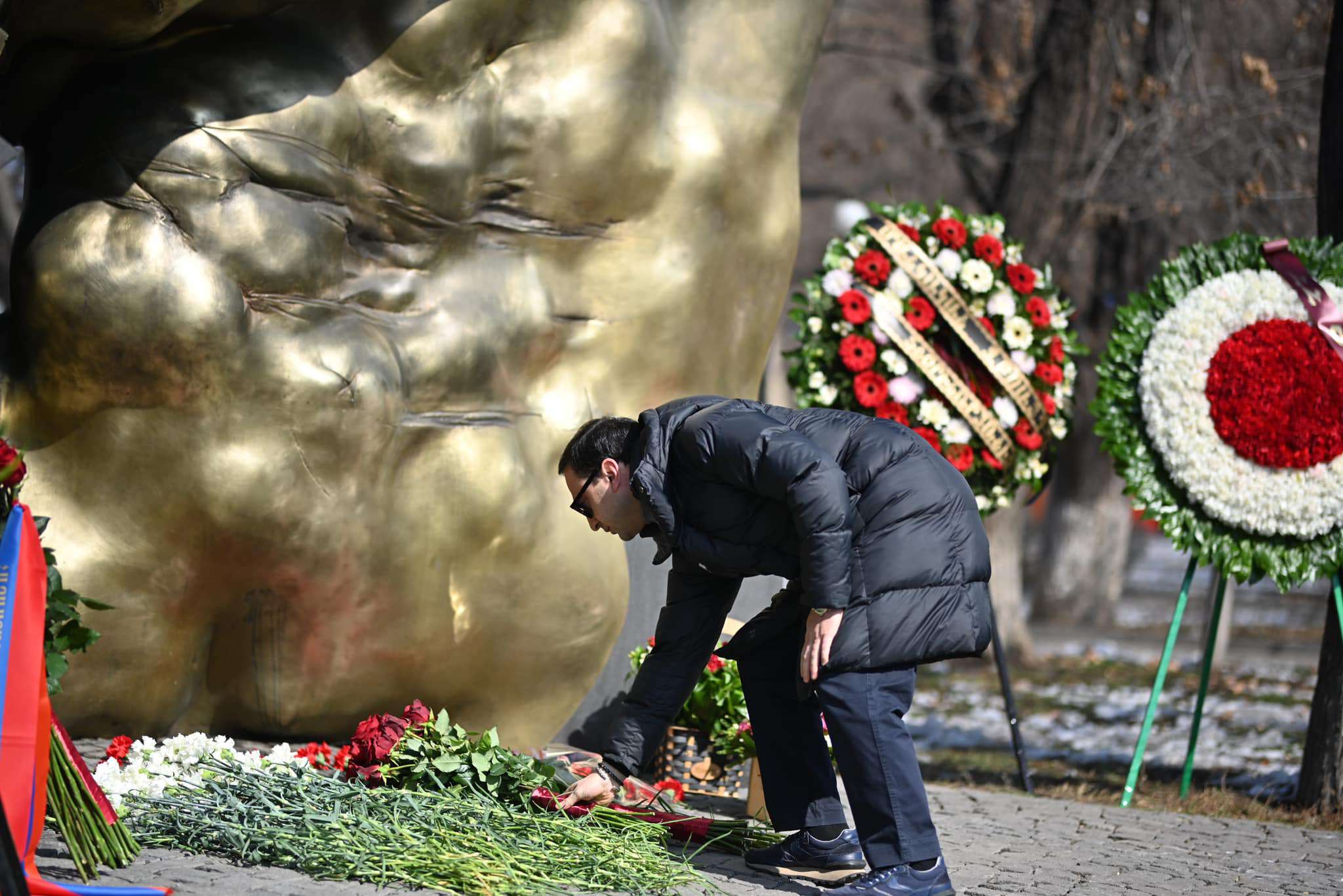 We paid tribute to the memory of the victims of March 1, 2008. Avinyan