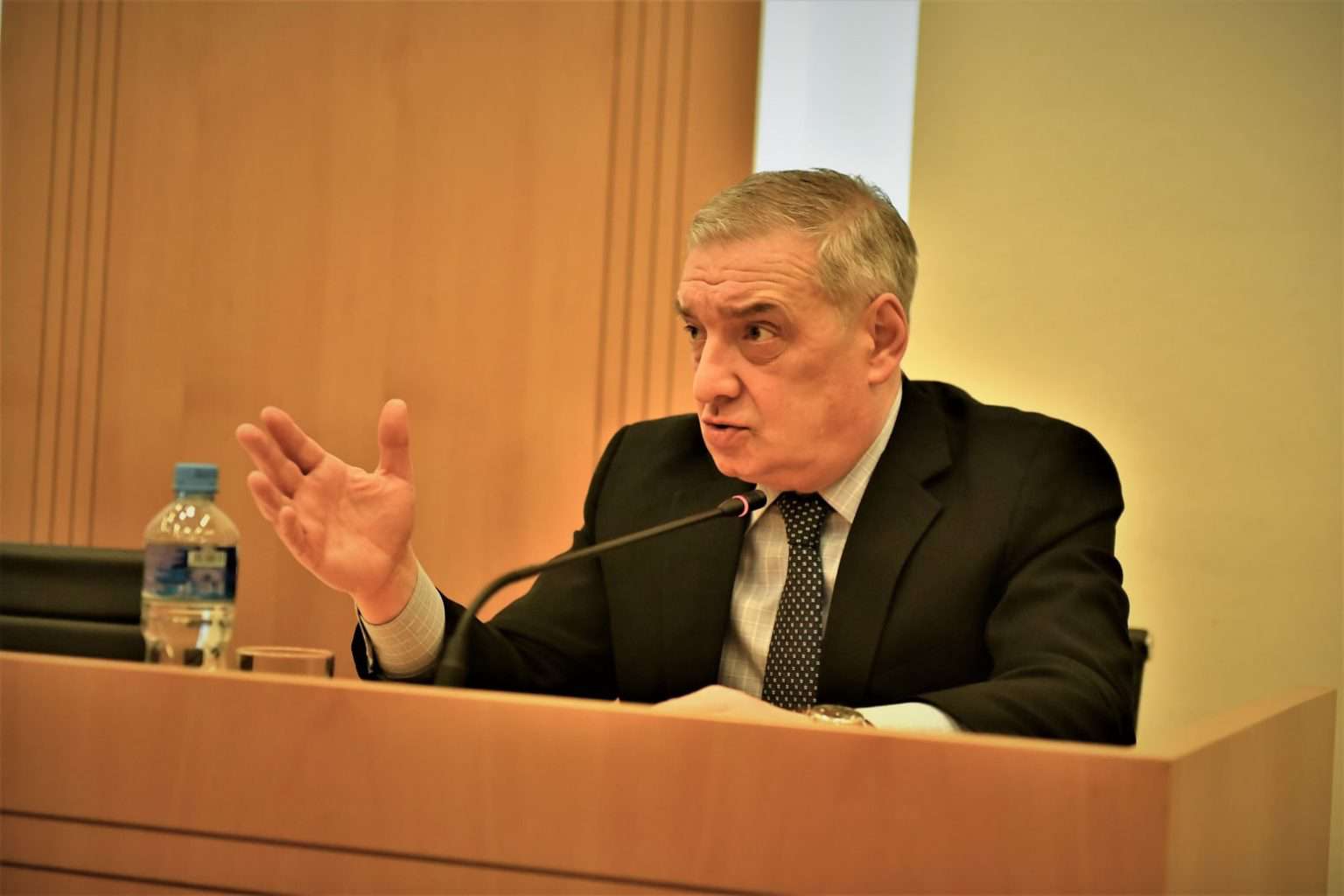The ruling party of Georgia blames the country's president