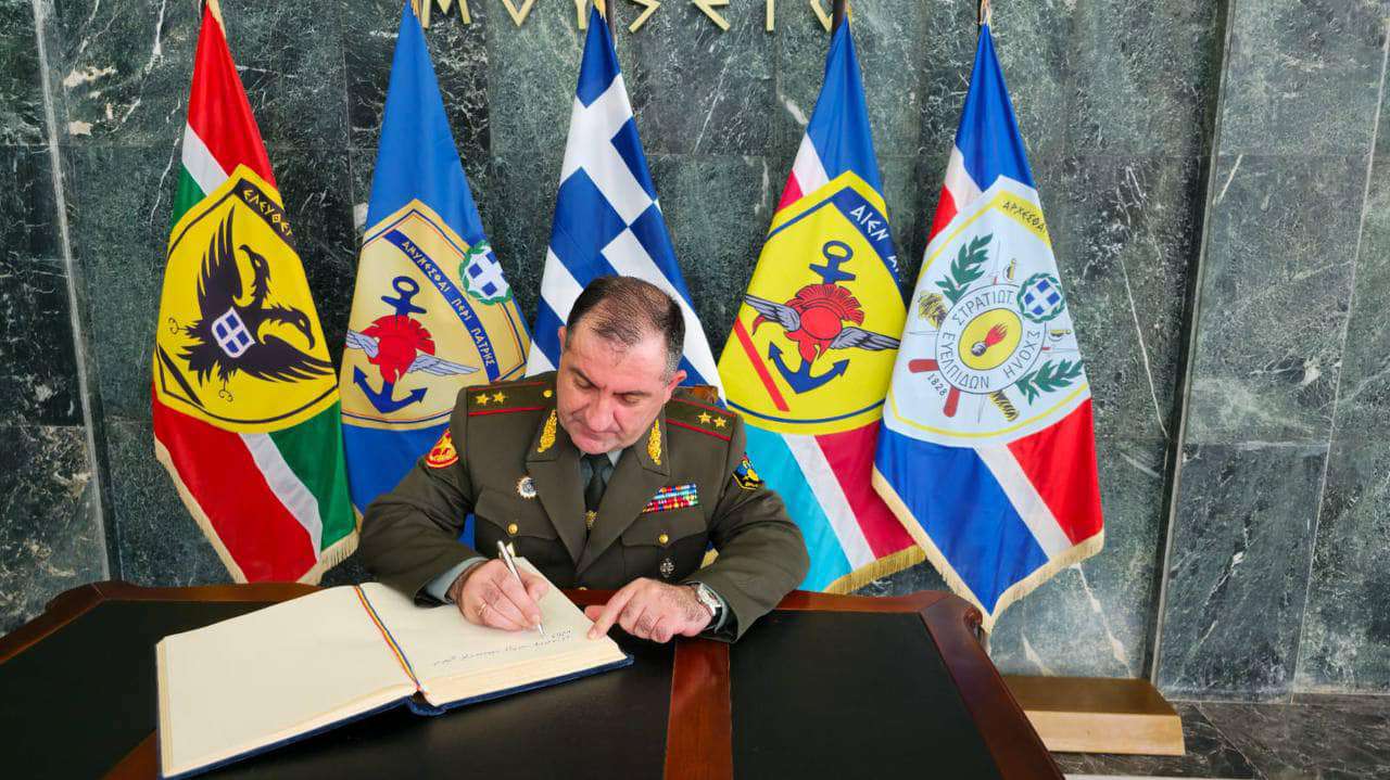 Էդվարդ Ասրյանն այցելել է Հունաստանի ԶՈՒ ցամաքային զորքերի ռազմական ակադեմիա