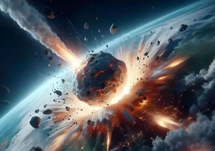 What has the asteroid that could collide with Earth been compared to?