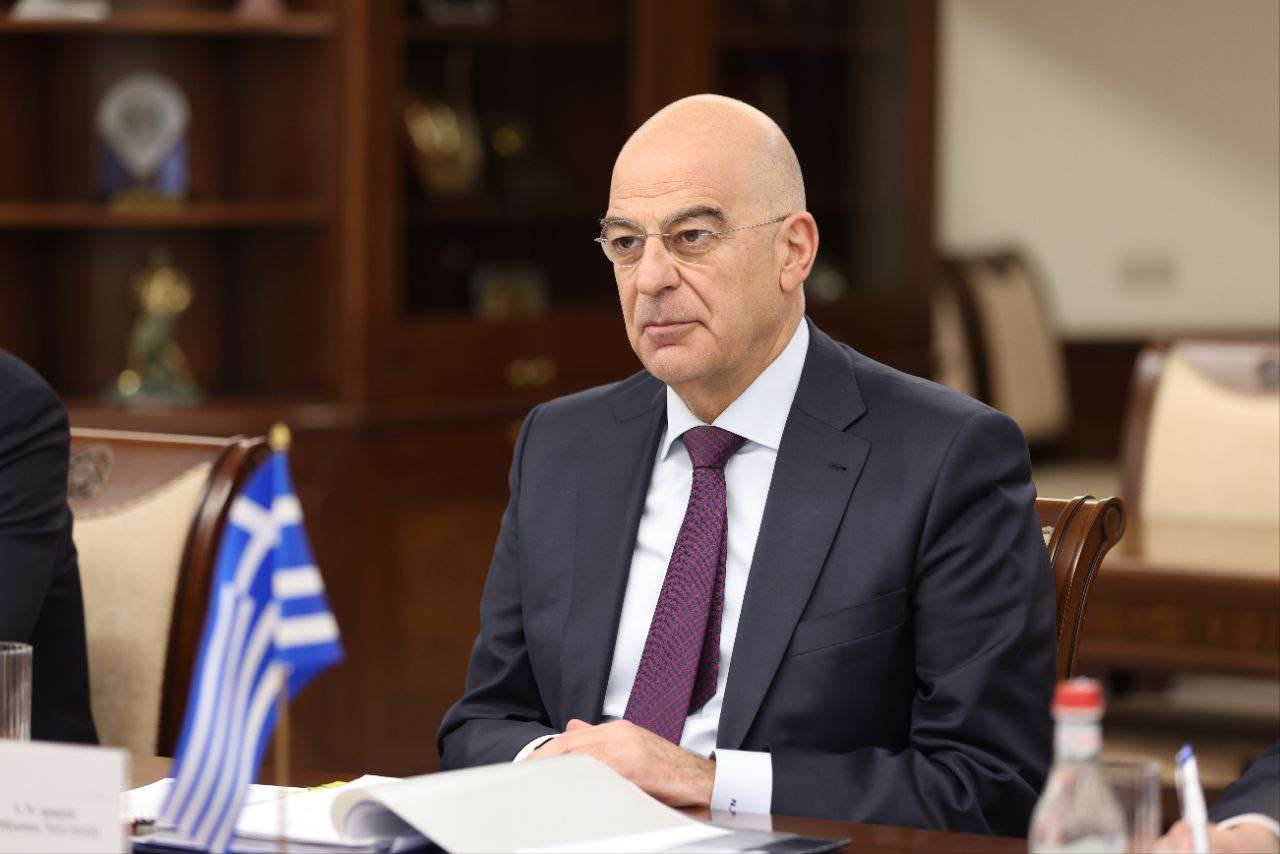 "We are in favor of establishing peace between Armenia and Azerbaijan." Nikolaos Dendias
