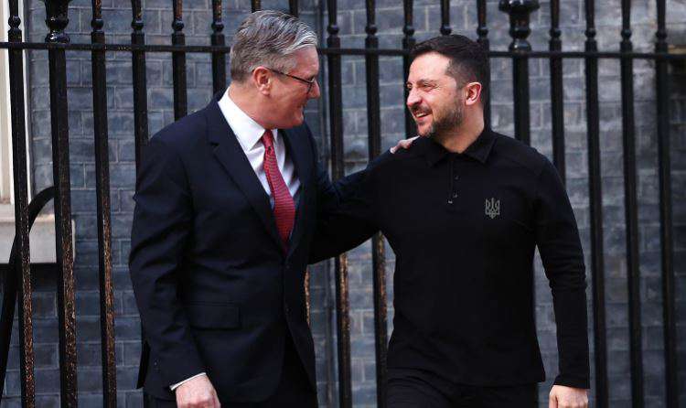 Zelensky spoke with the UK Prime Minister