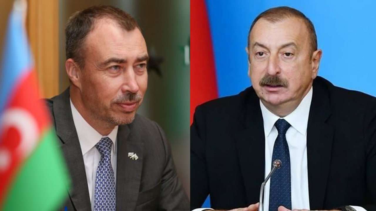 Aliyev received Toivo Klaar