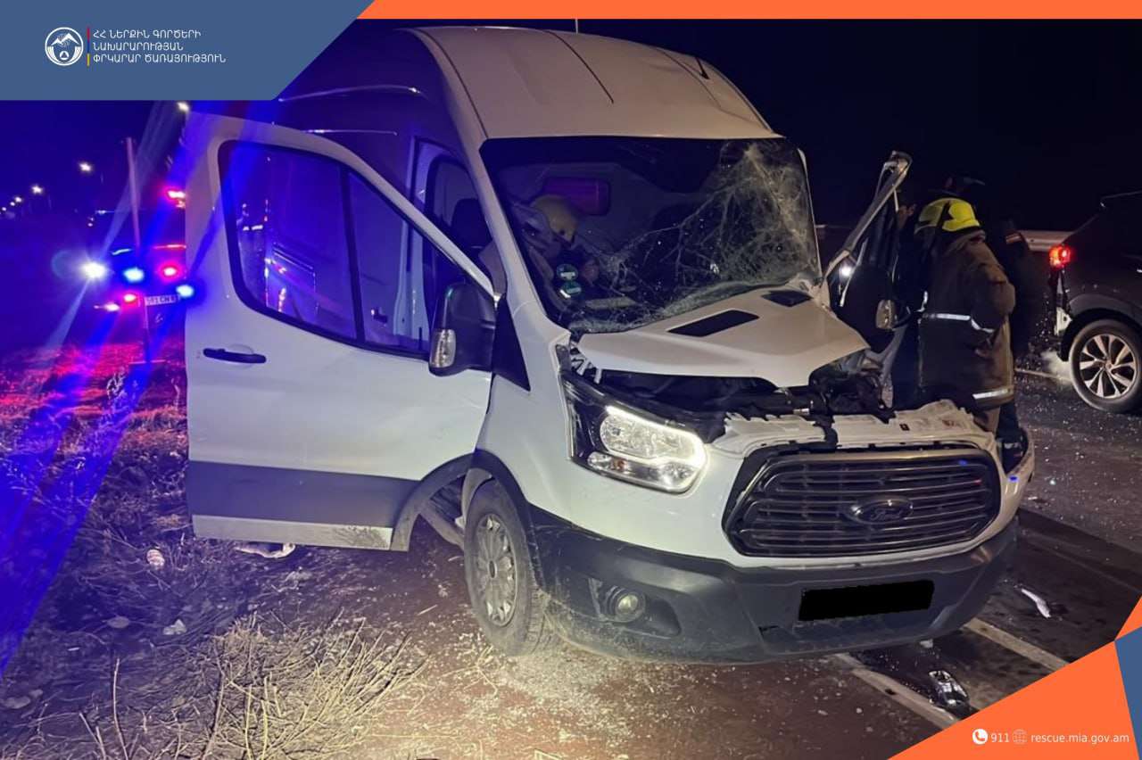 Վթարից հետո «Ford»–ի վարորդին հոսպիտալացրել են