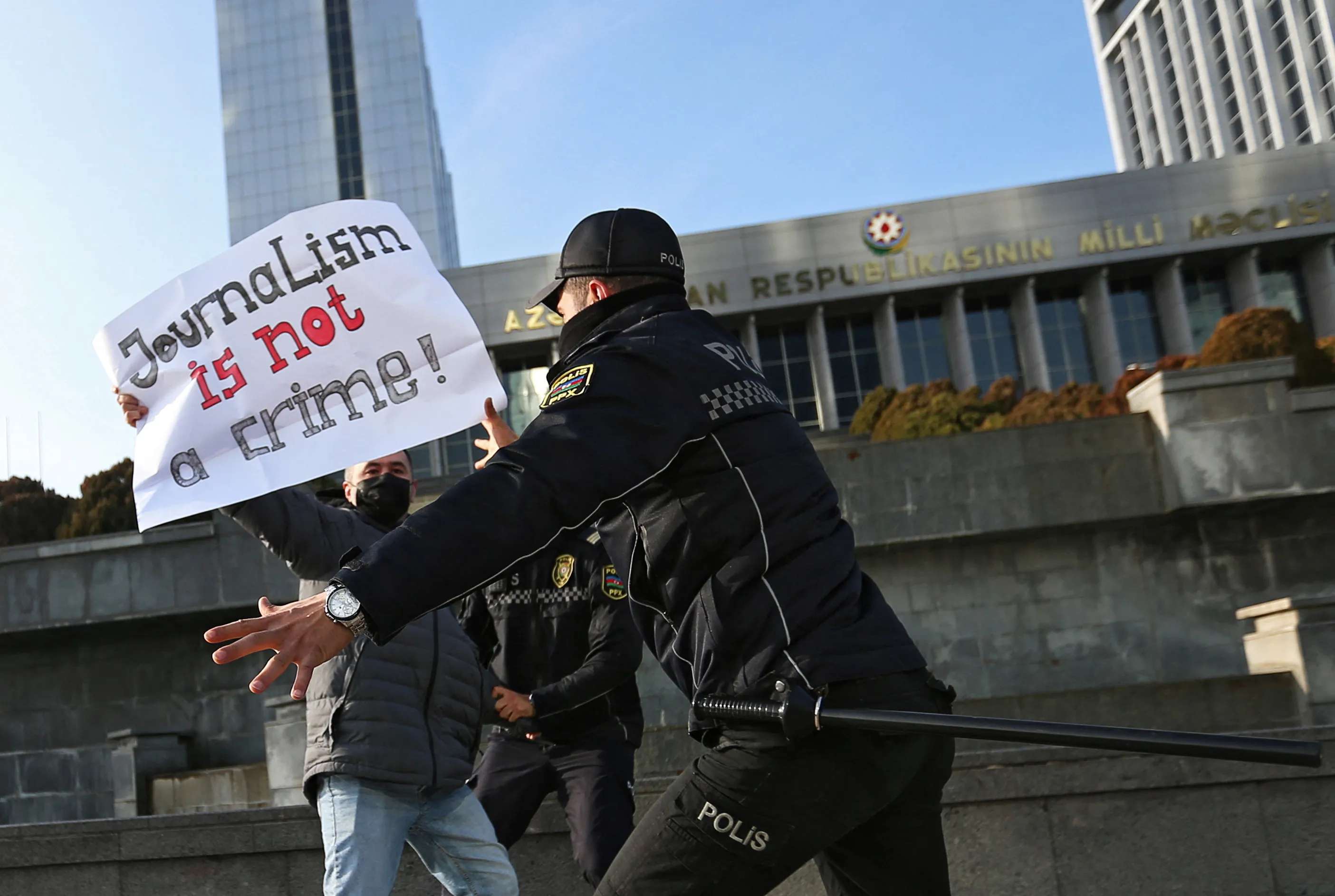 Activists and journalists were arrested in Azerbaijan.