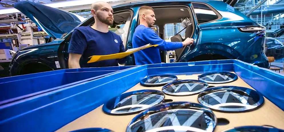 Volkswagen's profit fell by about 30%