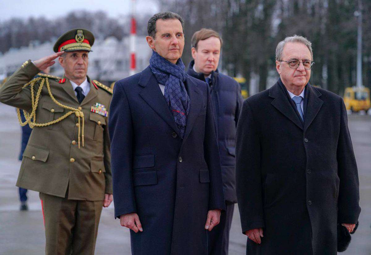 Assad arrived in Moscow on an official visit