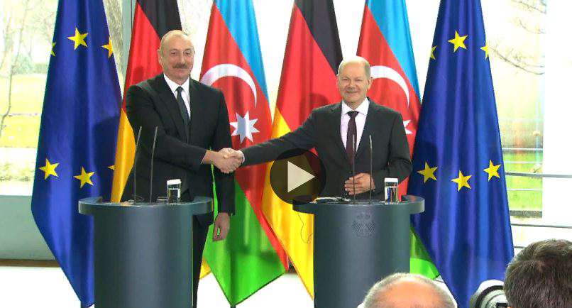 "The situation is unstable and there is a risk of further escalation." Scholz to Aliyev