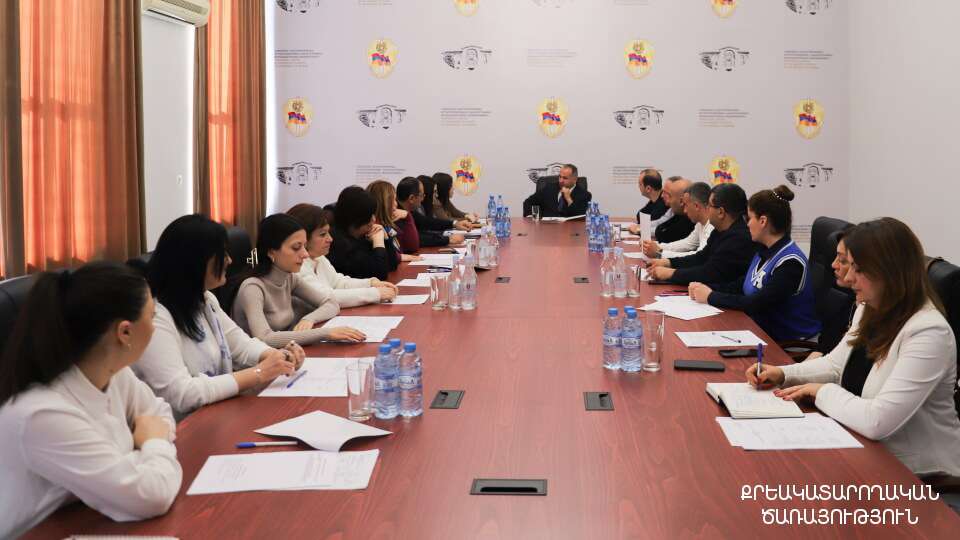 Աշխատանքային քննարկում Քրեակատարողական ծառայությունում՝ դատապարտյալների կարիքների գնահատման վերաբերյալ