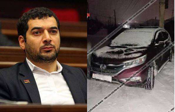 Произошло ДТП с участием автомобиля депутата Грачья Акопяна