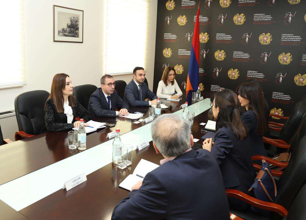 Արդարադատության փոխնախարարը ընդունել է ԱԶԲ ներկայացուցիչներին