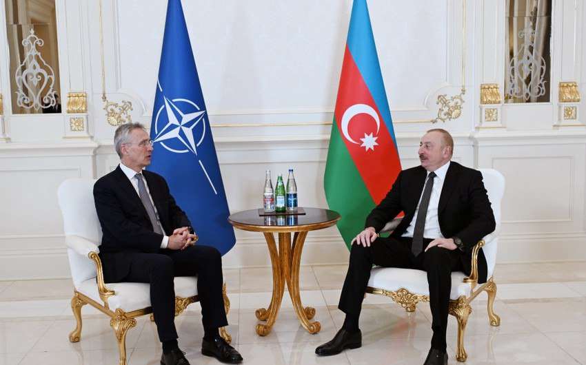 "We hope permanent peace will be established between Azerbaijan and Armenia." Stoltenberg