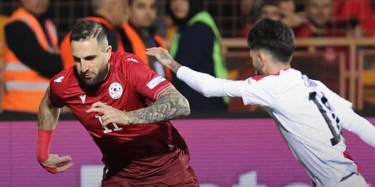 Nations League: Armenia trailing after the first half