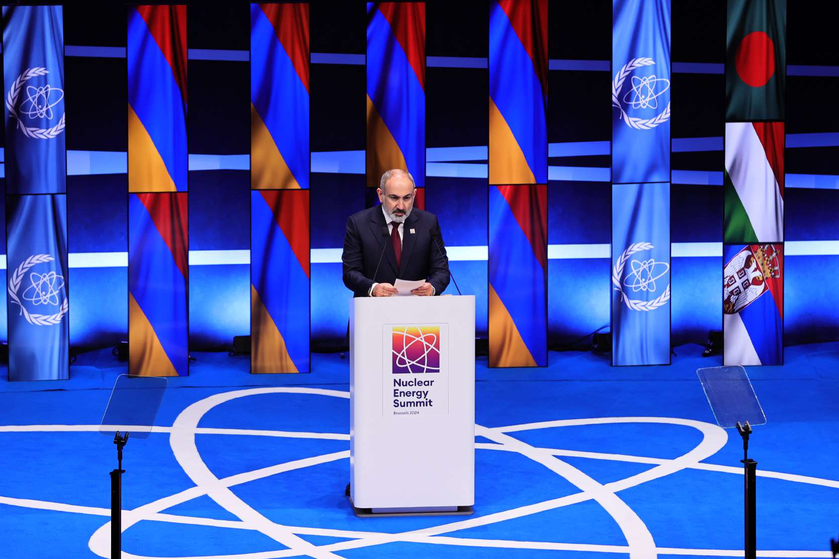 "Armenia recognizes the inalienable right of the states of the treaty on the non-proliferation of nuclear weapons." prime minister