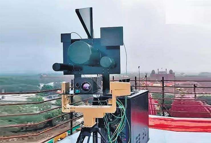 India has introduced anti-UAV laser systems