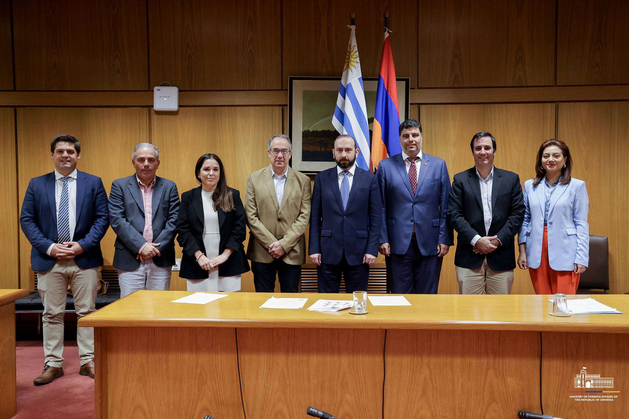 "I will express my gratitude here." Mirzoyan in the Foreign Relations Commission of Uruguay