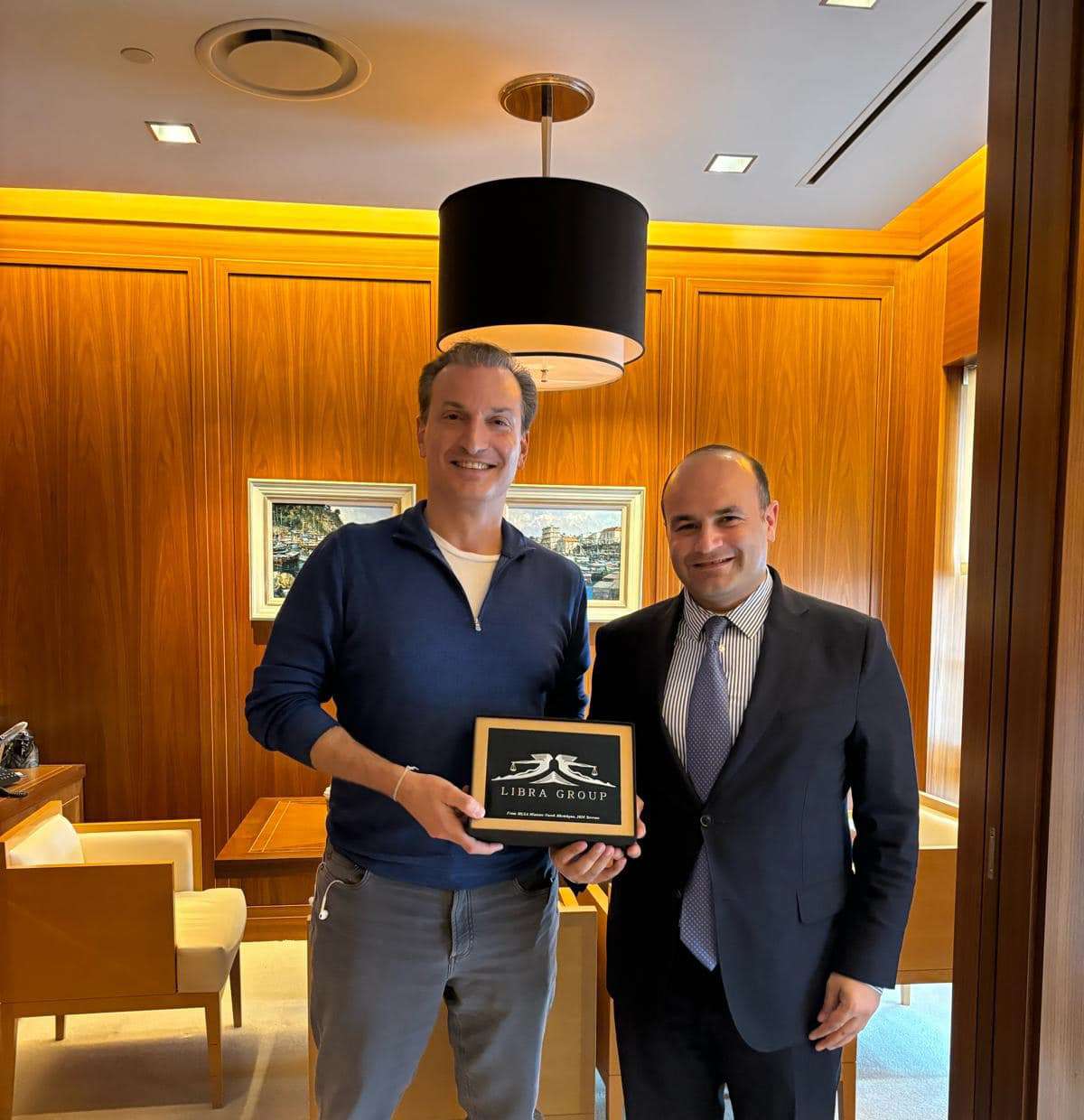 Նարեկ Մկրտչյանը հանդիել է «Լիբրա խմբի» նախագահին