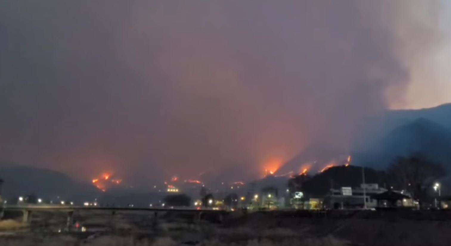 Անտառային ուժգին հրդեհներ՝ Հարավային Կորեայում