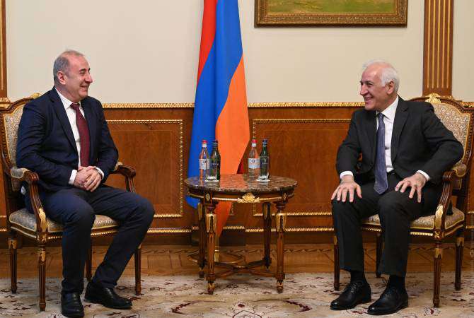 Президент РА принял Ираклия Кванчахадзе