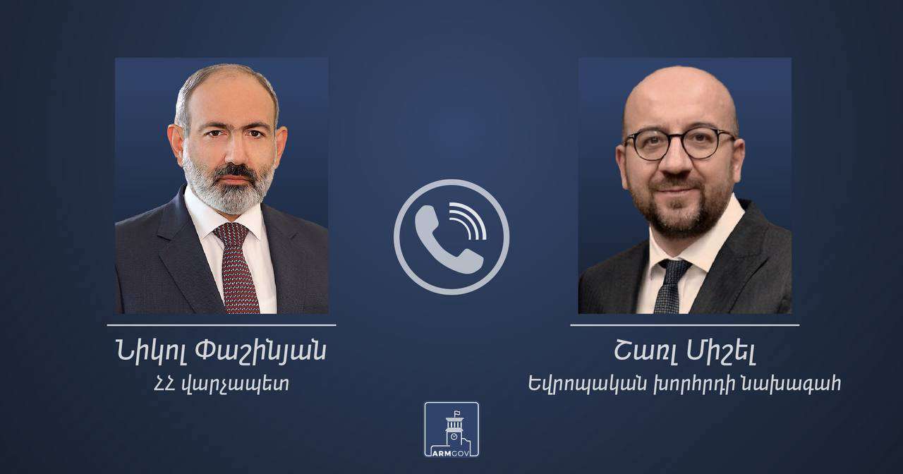 Nikol Pashinyan had a telephone conversation with Charles Michel
