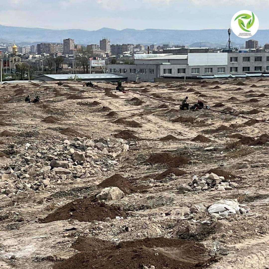 Ավարտին են մոտենում «Եռաբլուր»-ի հարակից լանջերում նոր անտառի հիմնման նախապատրաստական աշխատանքները