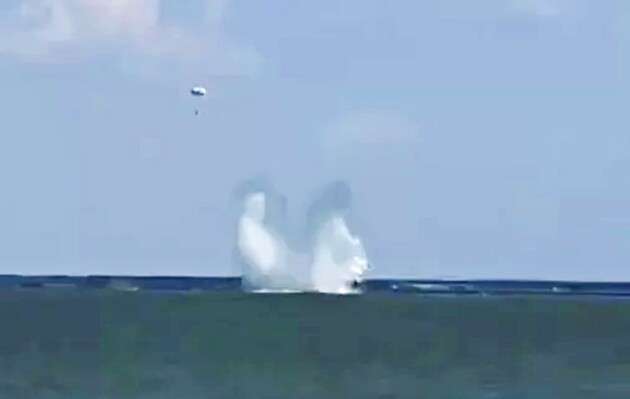 A military plane fell into the sea in Sevastopol