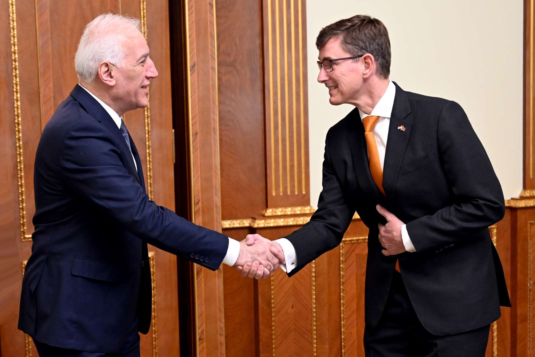 Президент Ваагн Хачатурян сегодня принял посла Королевства Нидерландов в Республике Армения Николаса Схермерса