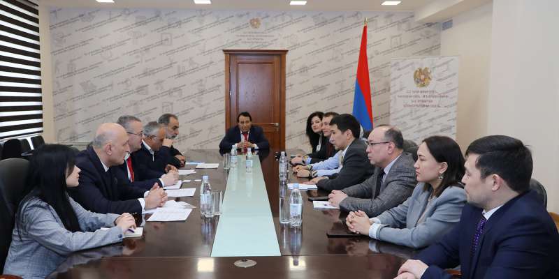 Ղազախստանի գործարար առաքելության հետ քննարկվել են համագործակցության հեռանկարները