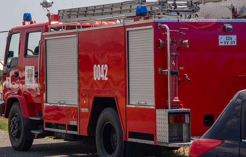 Հրդեհ ավտոտեխսպասարկման կետում