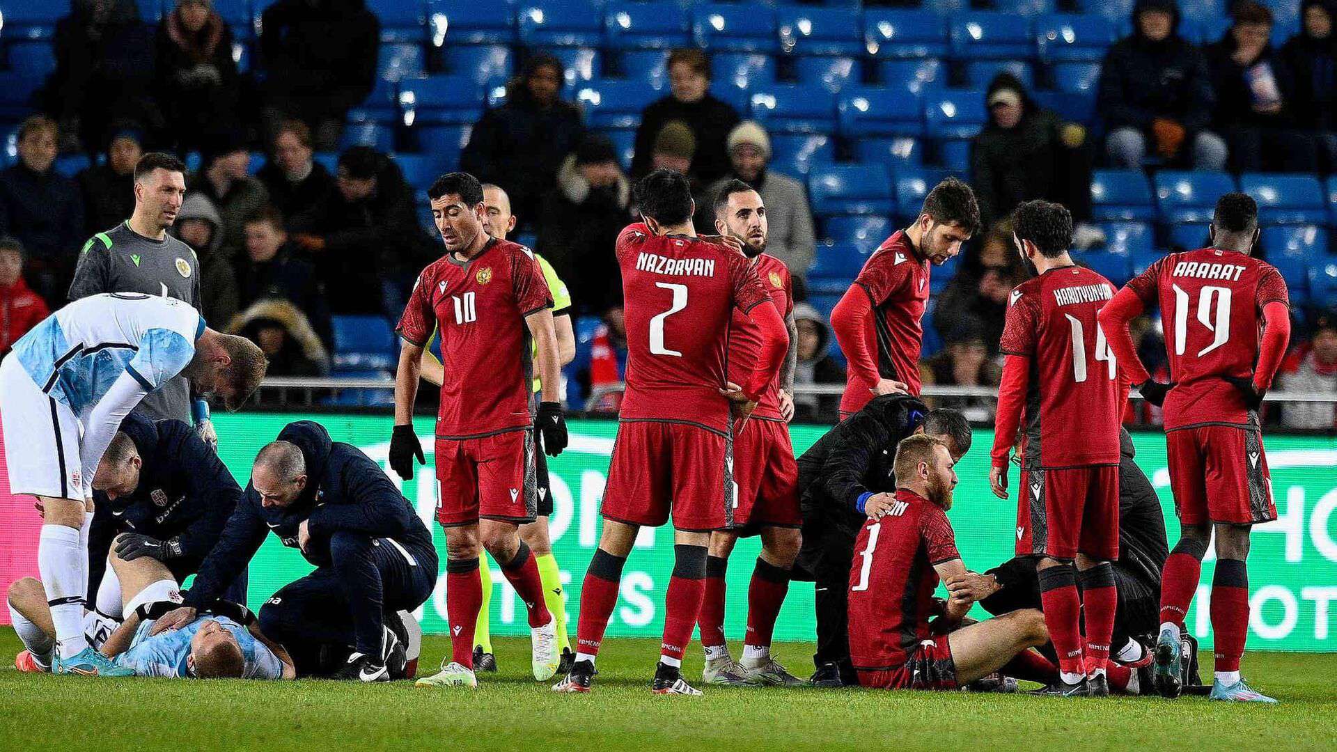 Վարազդատ Հարոյանը նախաբազկի 2 կոտրվածք է ստացել, Արման Հովհաննիսյանը՝ մկանային պատռվածք. ՀՖՖ