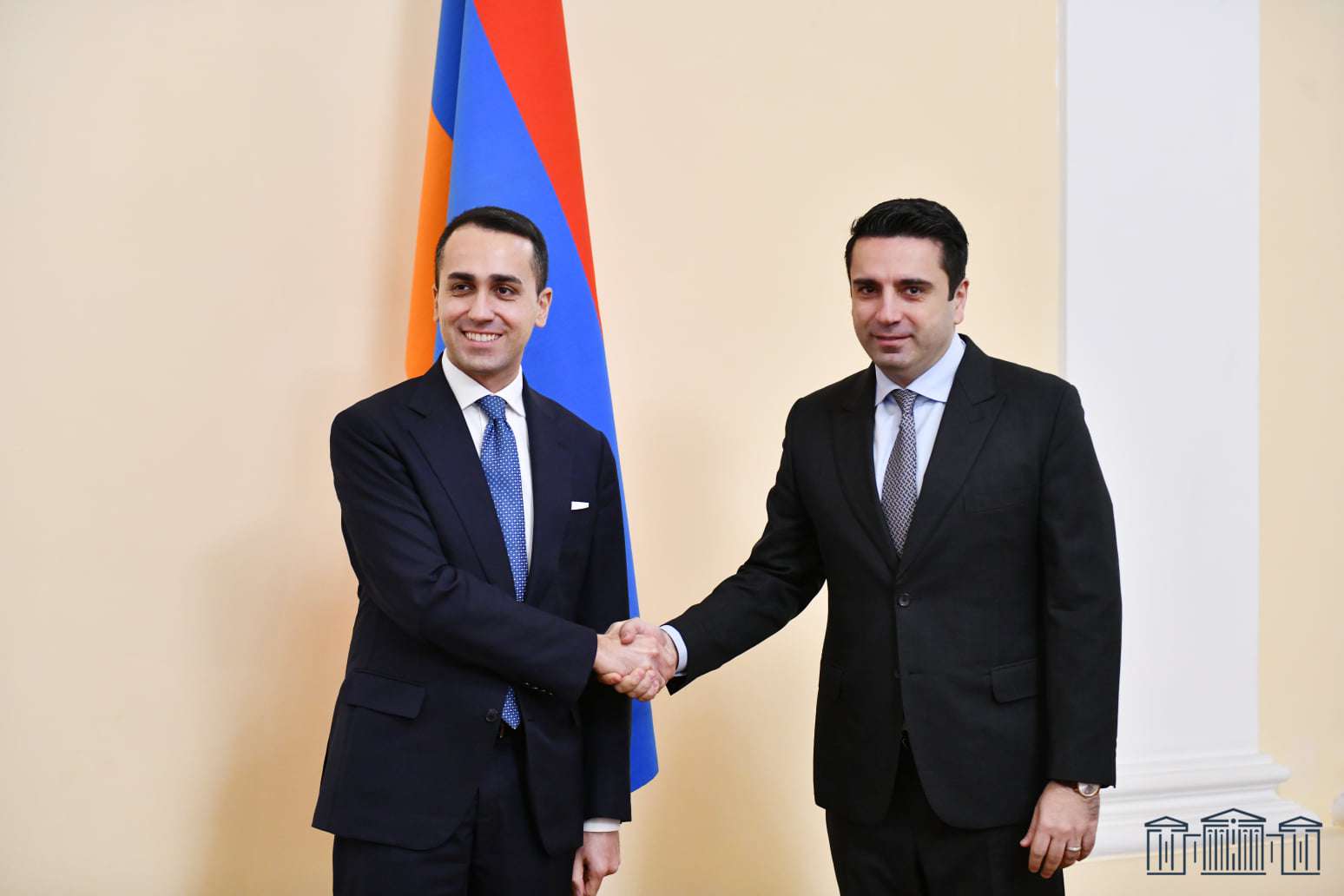ԱԺ նախագահ Ալեն Սիմոնյանն Իտալիայի արտաքին գործերի նախարարի հետ