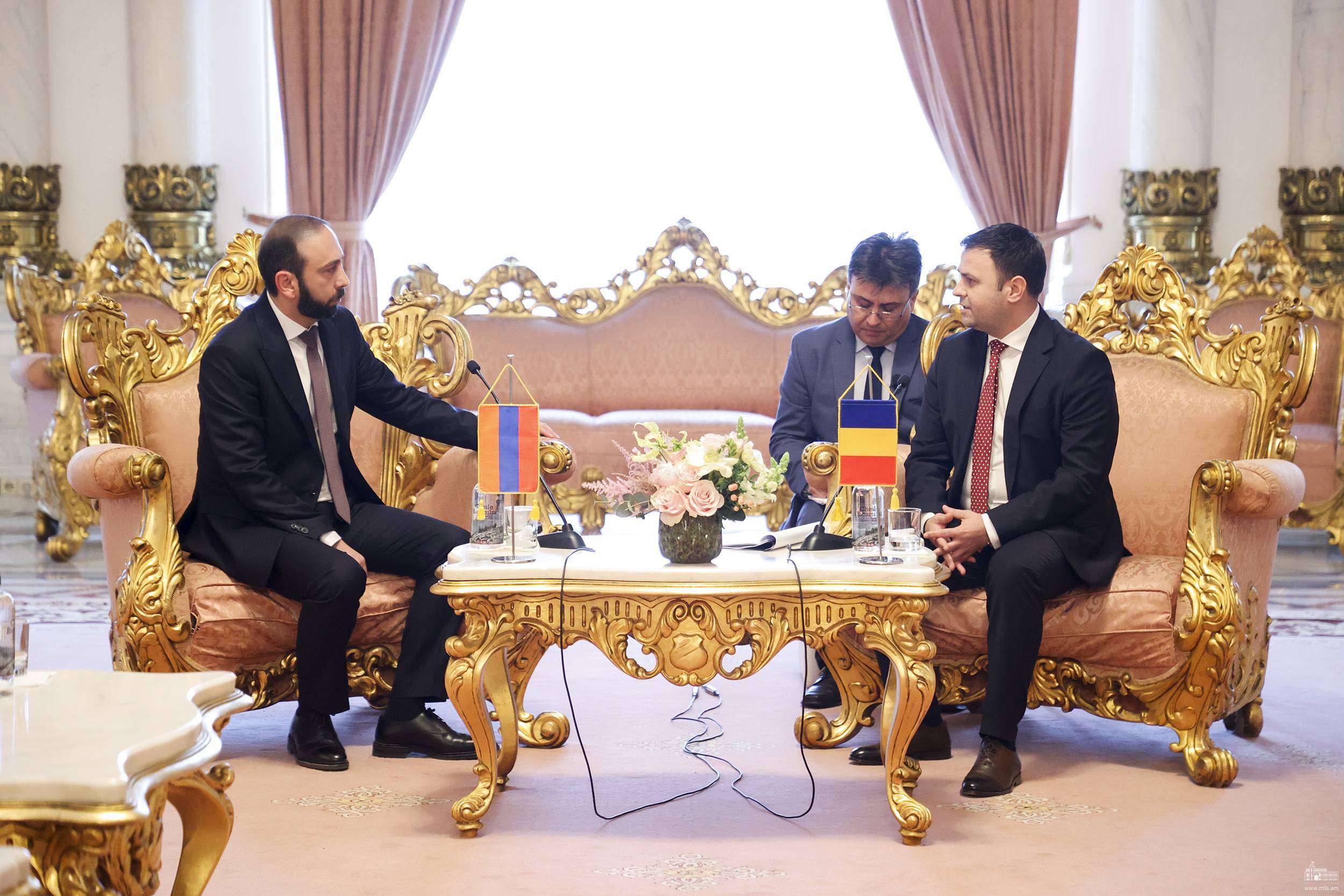 Ararat Mirzoyan met with the Vice President of the Chamber of Deputies of Romania