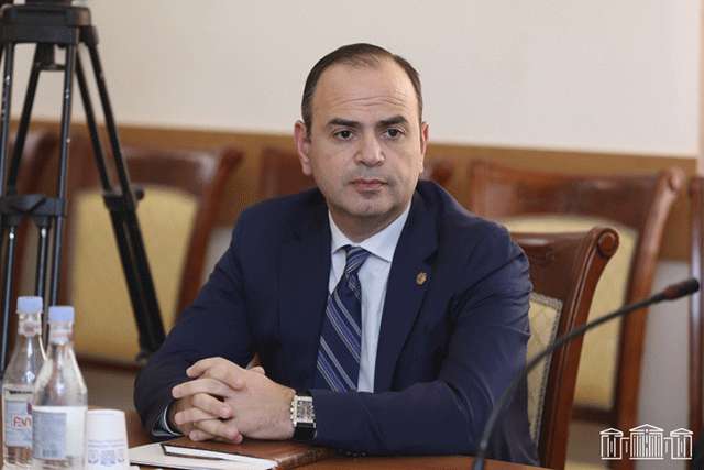 Zareh Sinanyan will be sent on a business trip to the USA