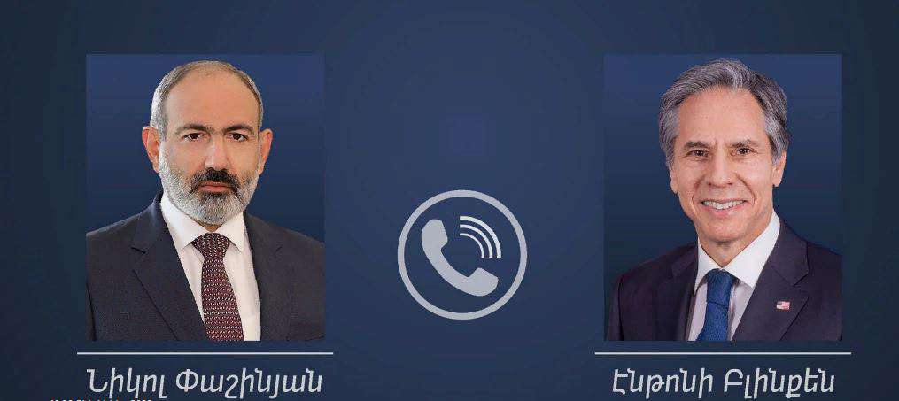 Никол Пашинян проинформировал Энтони Блинкена о ситуации в Арцахе и подчеркнул важность адресной реакции США.