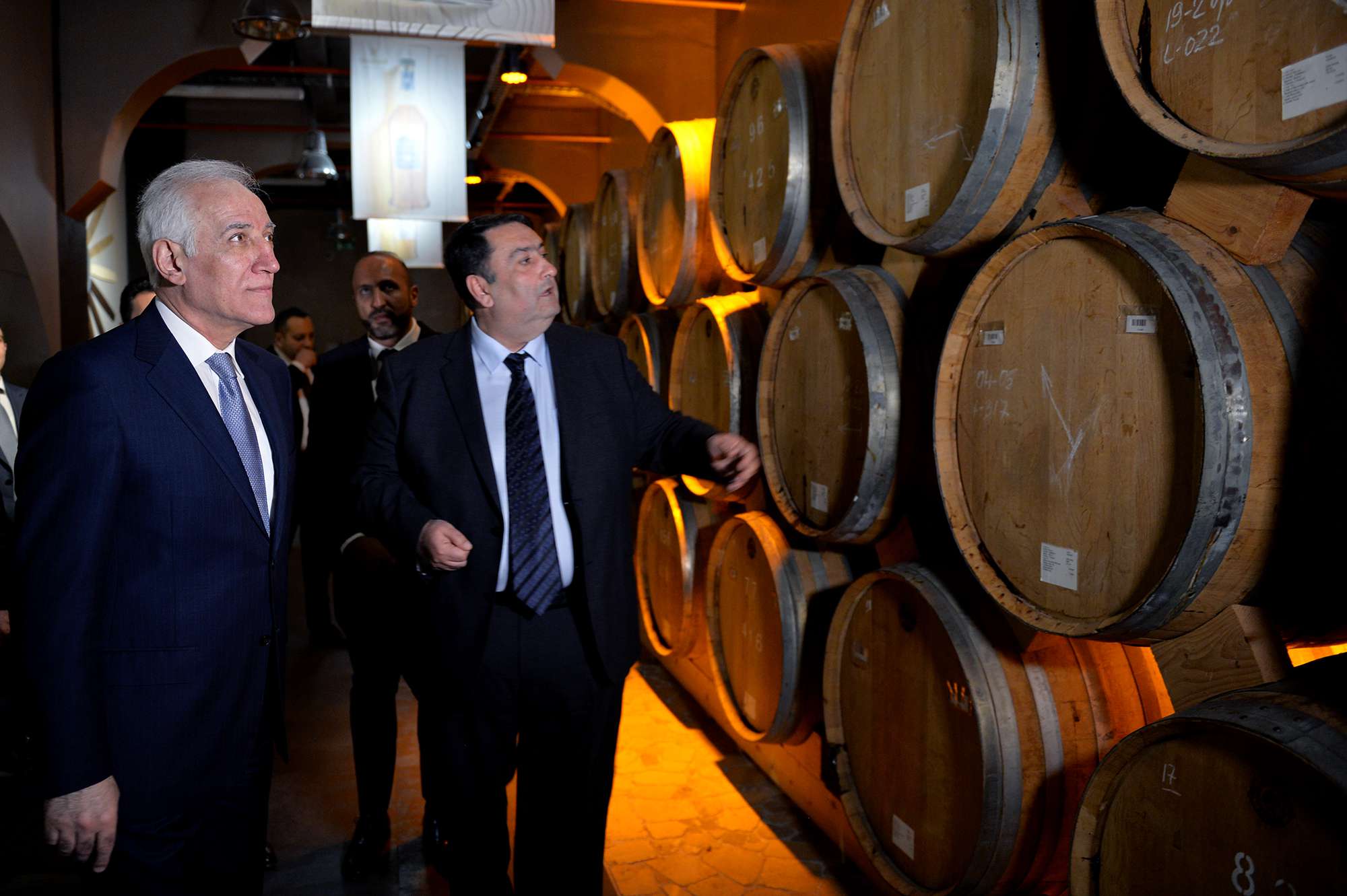Президент посетил Ереванский коньячный завод